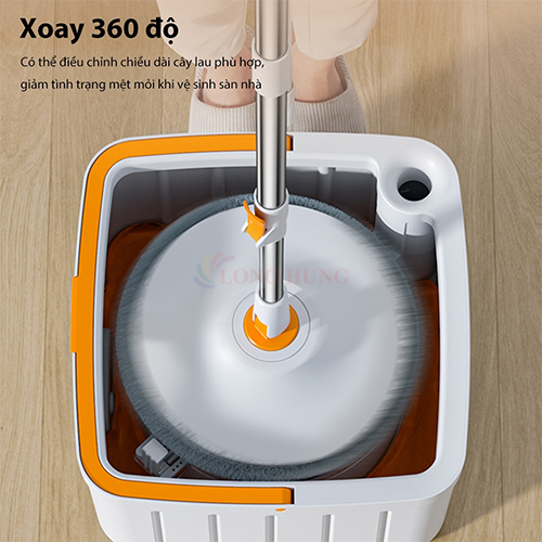 Bộ lau nhà xoay tay 360 độ BONBOX BM001 - Hàng chính hãng