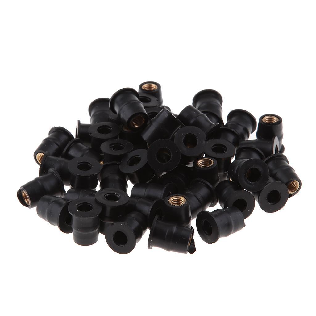 100pcs M5    Metric Motorcycle Windshield  Brass