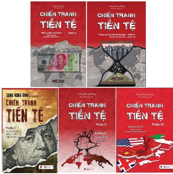 [combo trọn bộ 5 tập] CHIẾN TRANH TIỀN TỆ - Song Hong Bing – Đặng Hồng Quân dịch – Bách Việt – bìa mềm