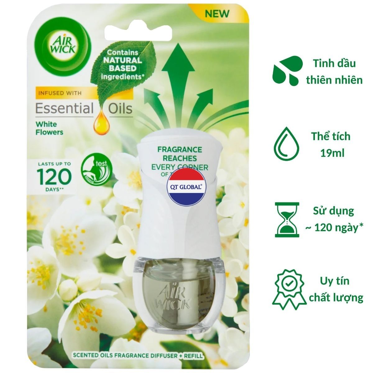 Bộ tinh dầu thơm phòng Air Wick 19ml