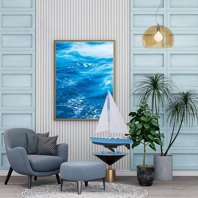 Mô Hình Thuyền Buồm Bristol 35.5 Bằng Gỗ Dùng Để Trưng Bày Trang Trí Dài 74 Cm