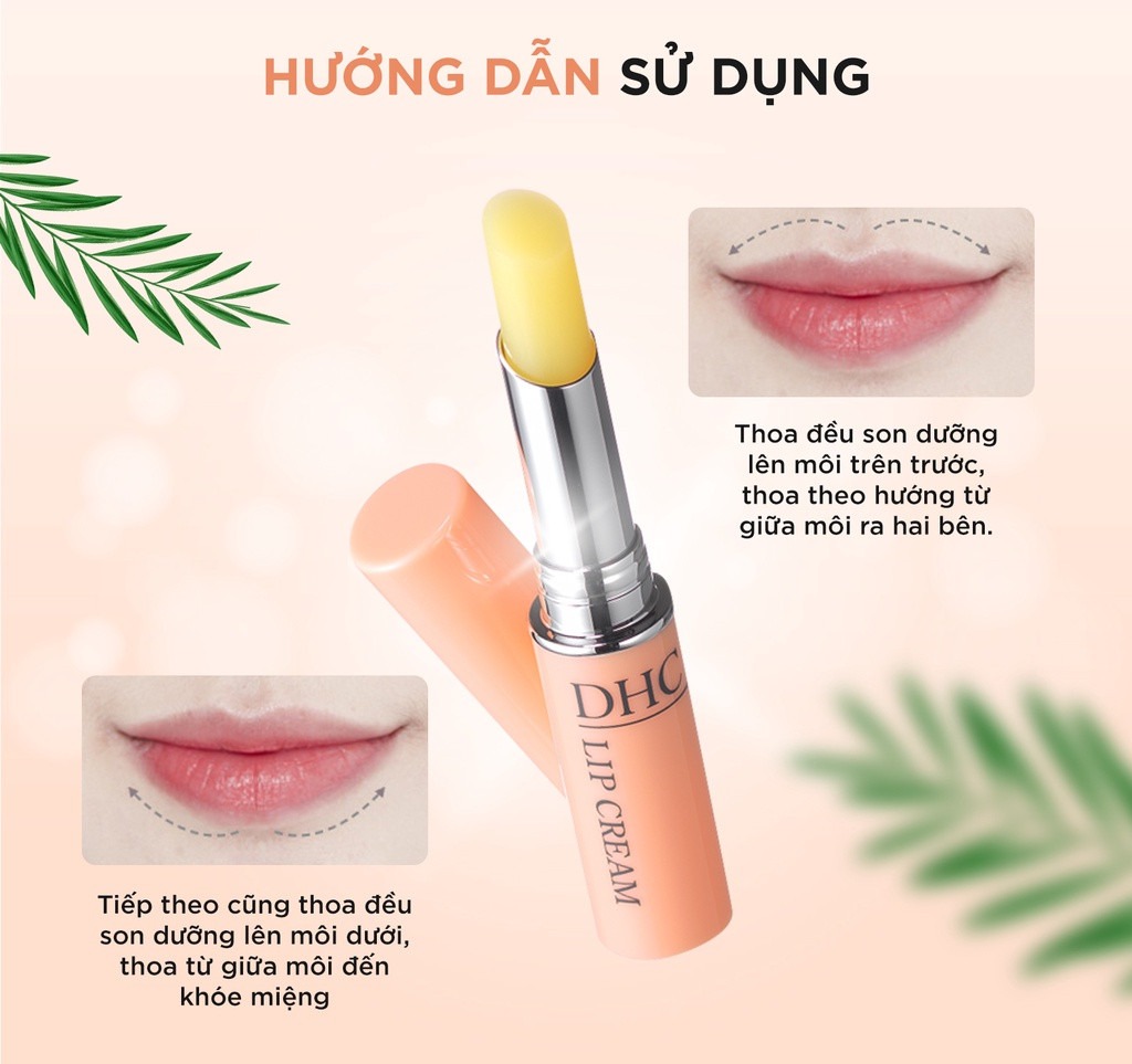 Son Dưỡng Ẩm Môi Mềm Mại DHC Lip Cream 1.5g