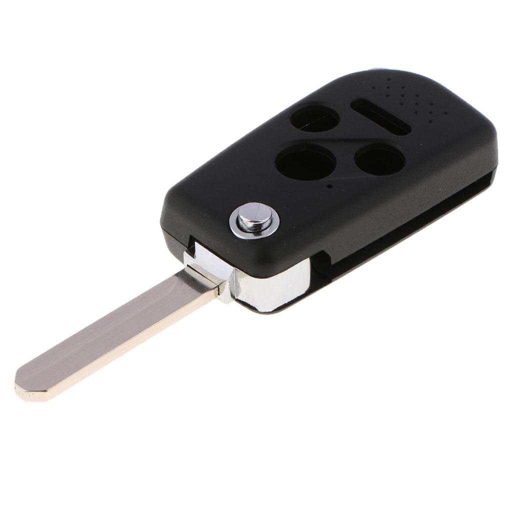 Replacement Shell Folding Remote  Fob 4 Button for