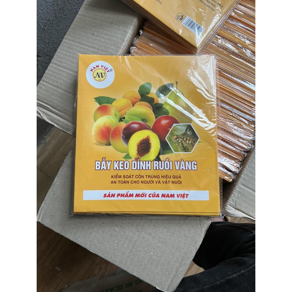SET 10 Miếng Dính Ruồi Vàng Hiệu Qủa Cực Cao, Bám Dính Chặt và Chống Rửa Trôi Tốt
