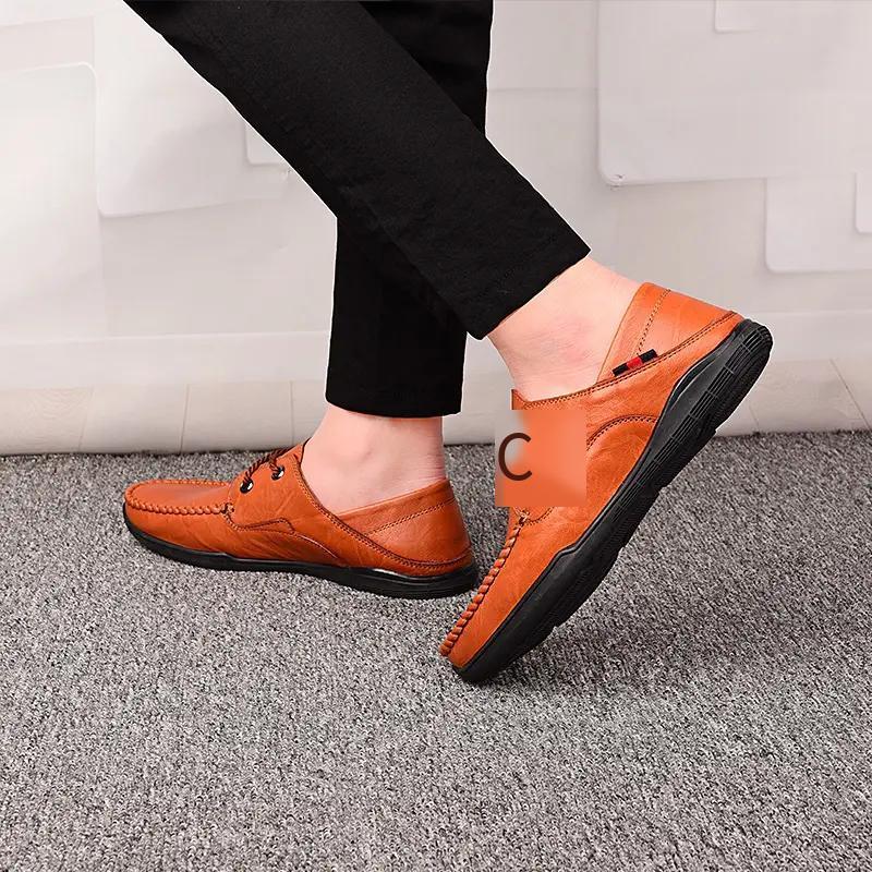 Phong cách mới nhất của giày da không trơn phù hợp với giày công sở thuận lợi nhất giày thông thường