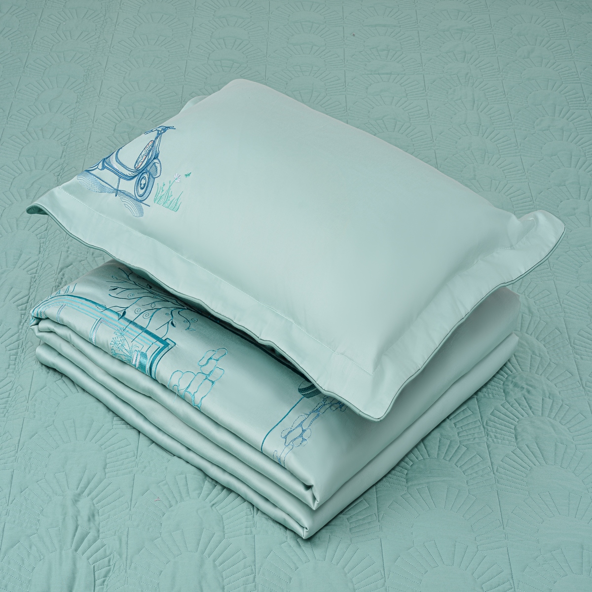 Bộ chăn gối cao cấp Sông Hồng SH_UC23 031