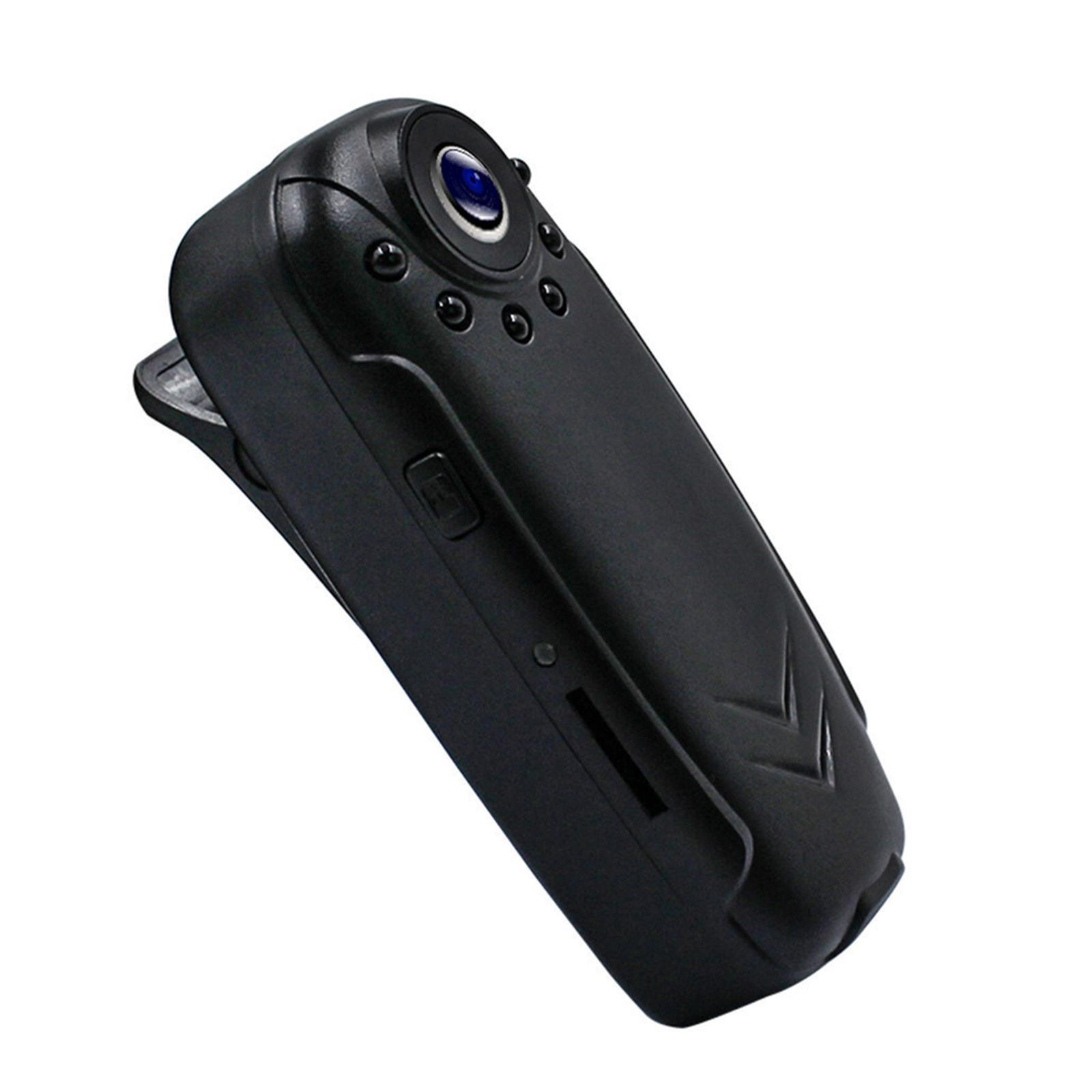 Mini Camera Body Camera Video Wearable Motion Detection Black