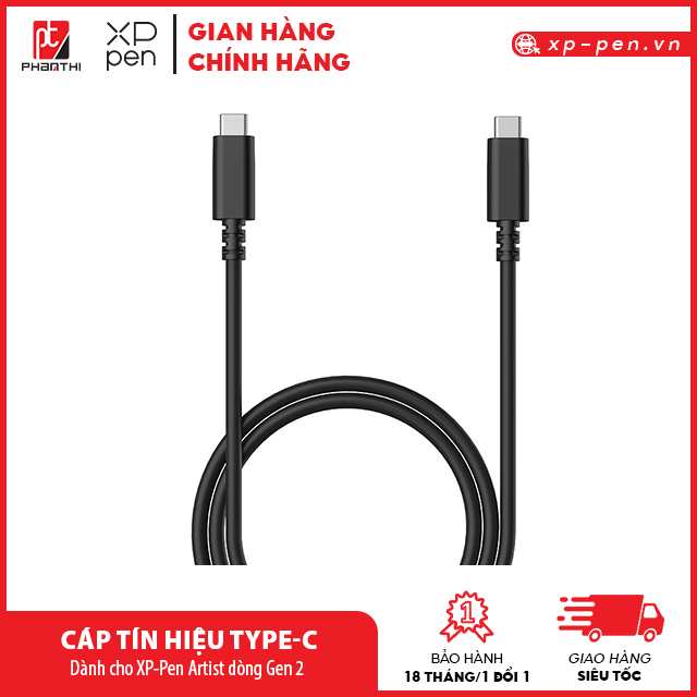 CÁP TÍN HIỆU TYPE-C CHO DÒNG BẢNG VẼ MÀN HÌNH XPPEN ARTIST GEN 2 - ACW03 - Hàng Chính Hãng