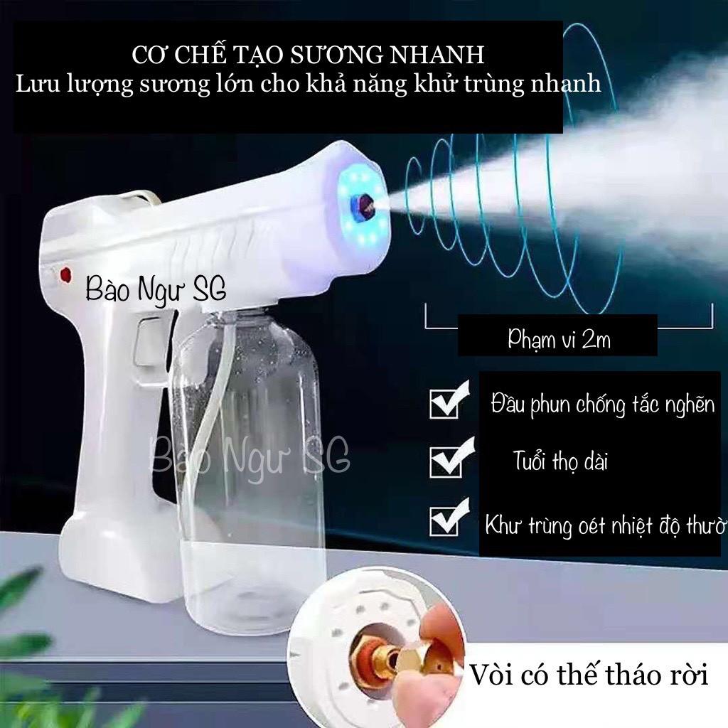 Súng Xịt Khử Trùng Không Dây Nano Cầm Tay Tiện Dụng