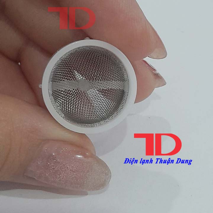 Lưới lọc cho van cấp nước máy giặt, bằng thép không rỉ, không ra ten, không tích cặn, không oxi hoá [GIAO MÀU NGẪU NHIÊN], hàng chính hãng, Điện Lạnh Thuận Dung