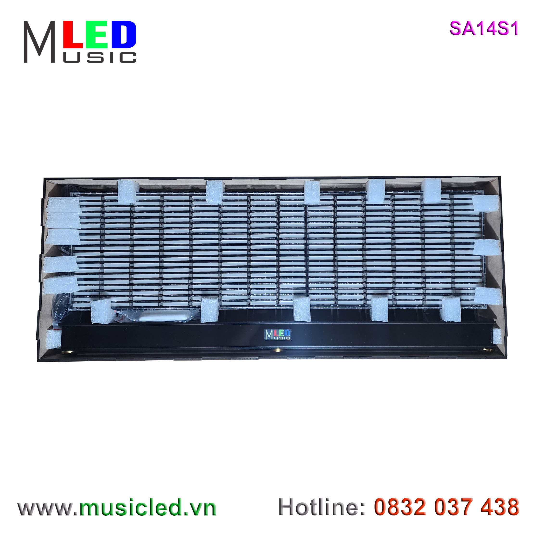 Dàn đèn Music LED nháy theo tần số nhạc 14 cột SA14S1