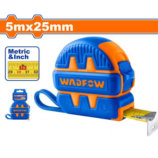 [CHÍNH HÃNG] Thước kéo thép nền vàng 5x25mm WMT1230 WADFOW