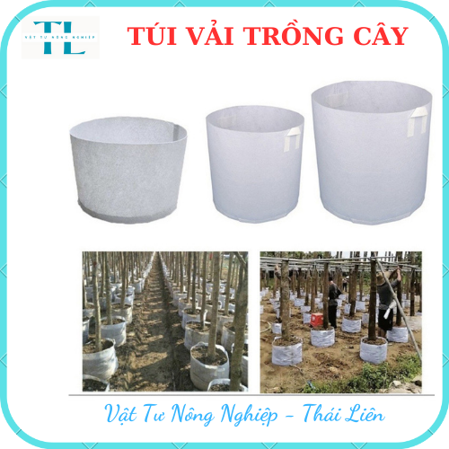 [Siêu dày]Túi vải trồng cây 2 quai, túi vải ươm dưỡng  kích thước 40x40 siêu rẻ, siêu bền, tiện lợi, dễ sử dụng