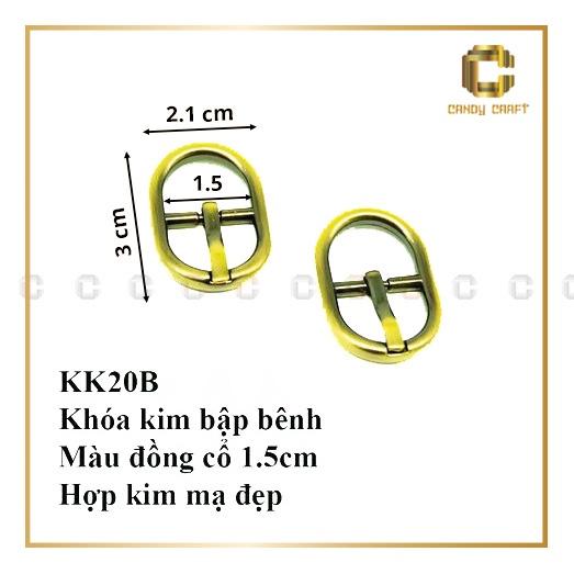 Khóa kim màu đồng cổ