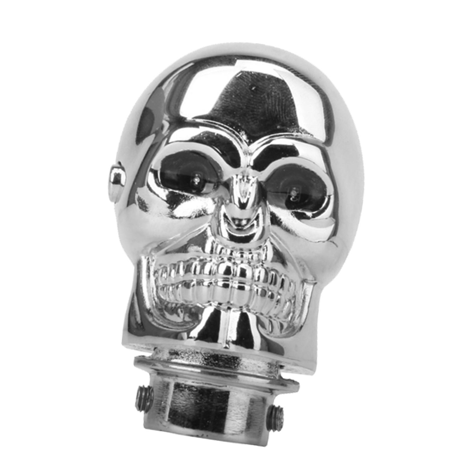 1x Blue LED Skull Universal Car Truck Manual Gear Stick Shifter Lever Knob