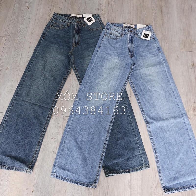 Quần Jean Suông Quần Bò Culottes Lưng Cao Dáng Dài vnxk