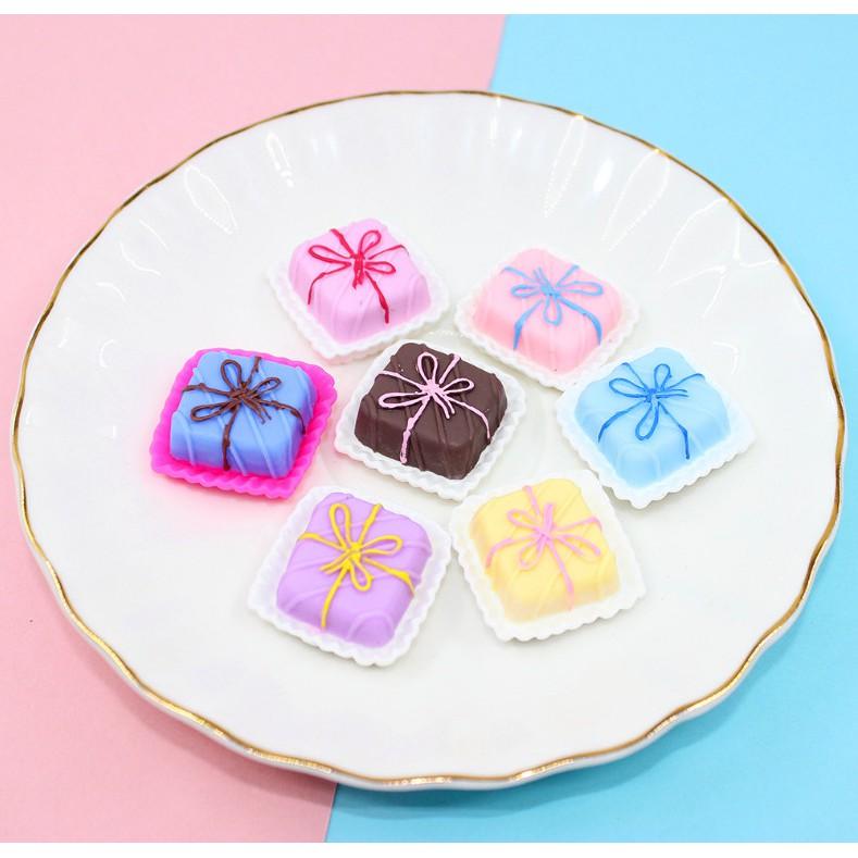Mô hình đĩa bánh chưng trang trí tiểu cảnh, nhà búp bê, Dollhouse DIY quà tặng trang trí