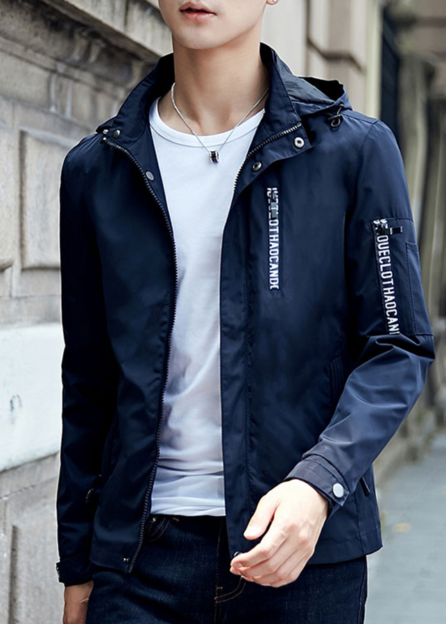 Áo Khoác Dù Nam Nón Rời