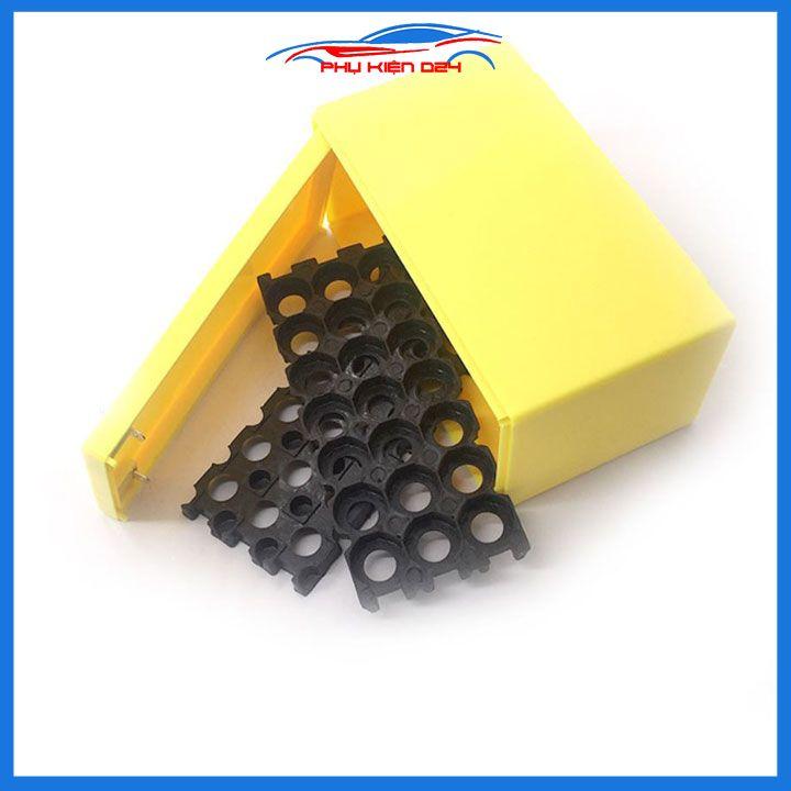 Hộp đựng pin dự phòng có khung cố định 18650 loại 3x7cell chứa tối đa 21 pin dùng làm pin xe đạp, lưu trữ