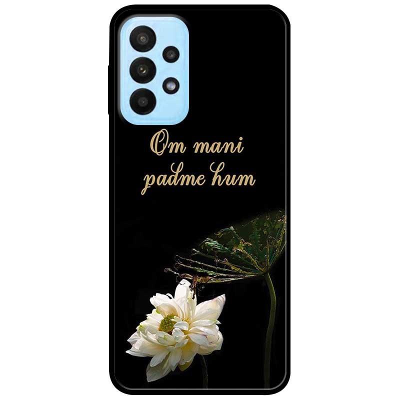 Ốp lưng dành cho Samsung A13 5G - Samsung A33 5G - Om Mani Cánh Sen Trắng