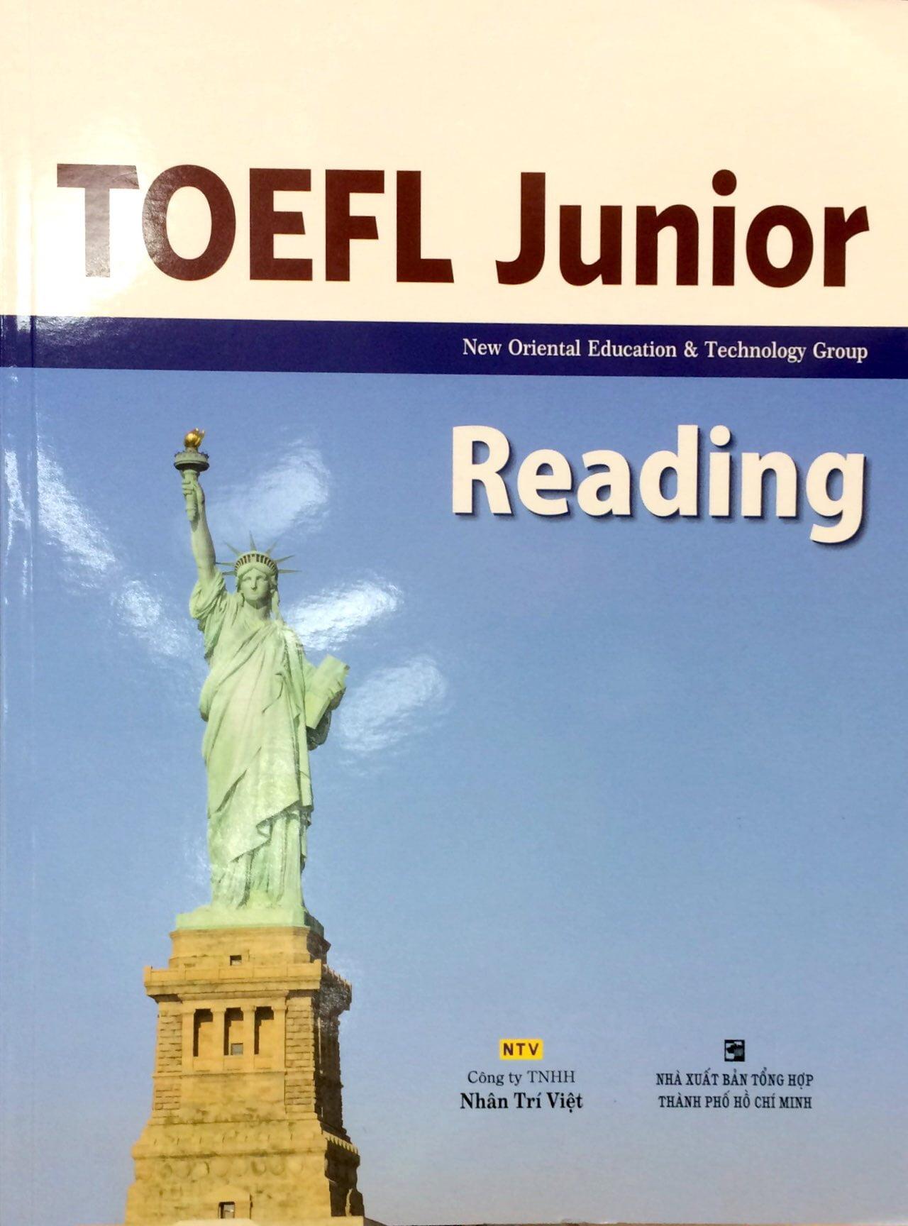 Sách TOEFL Junior Reading (Không CD)