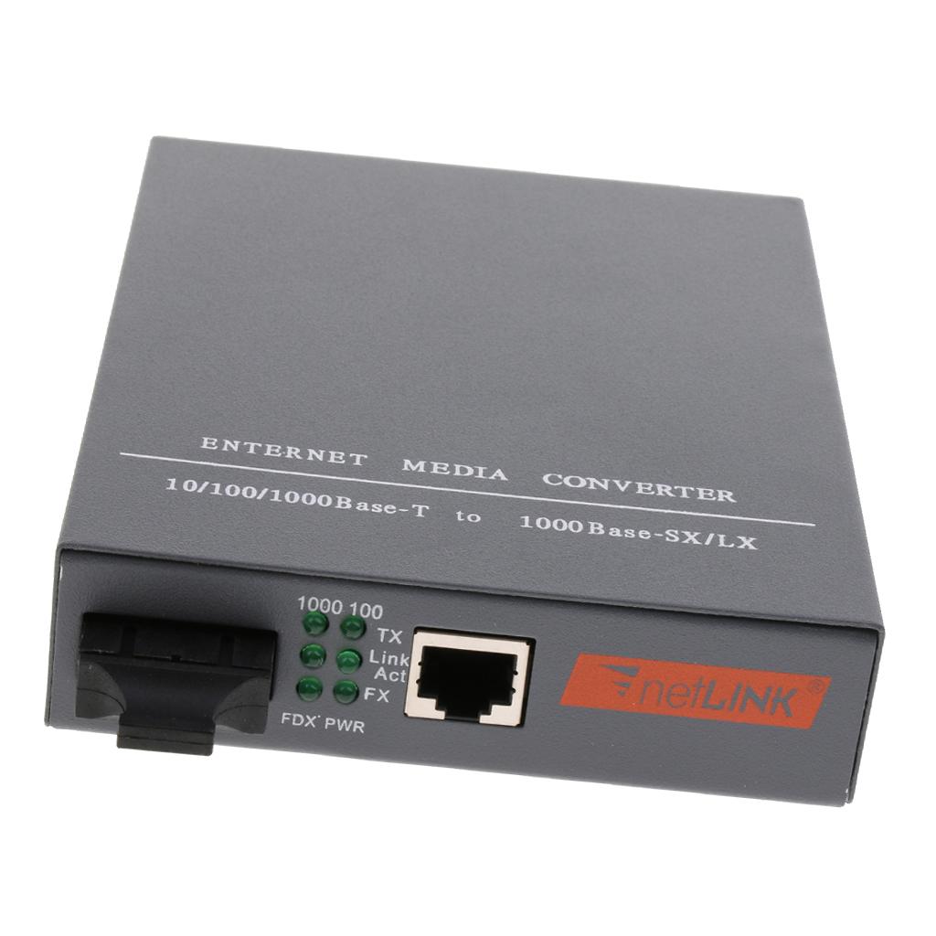 Premium Fiber Optical Media Converter SC Dual Fiber Multi Mode 1000Mb/s