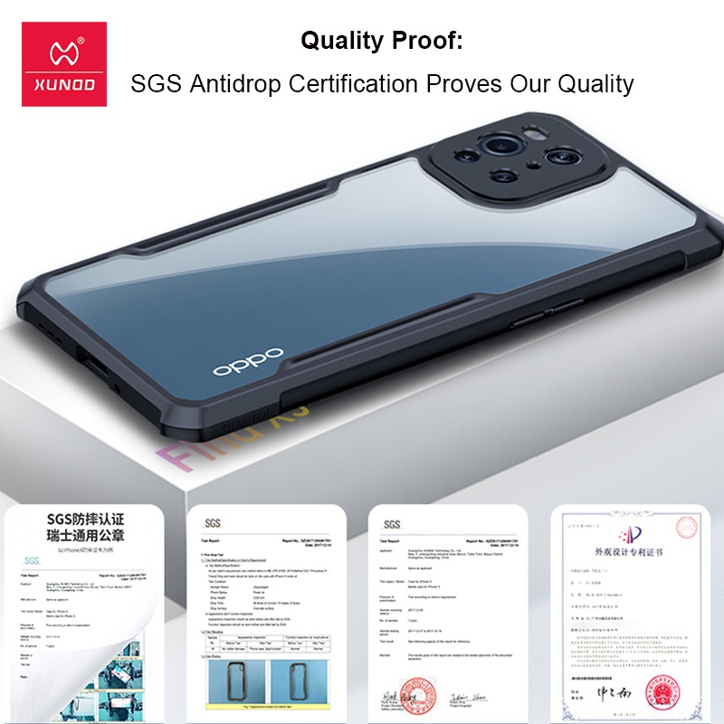 Ốp lưng dành cho Oppo Find X3 Find X3 Pro trong suốt chống sốc XUNDD, chống va đập, bảo vệ camera, siêu bền bỉ - Hàng nhập khẩu