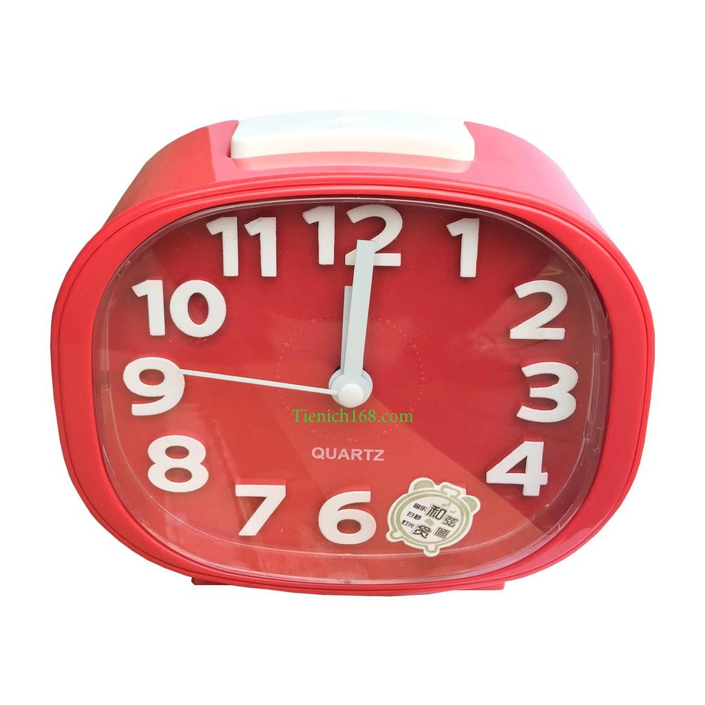 Đồng hồ báo thức để bàn cao cấp Standard Clock Hồng,Xanh,Đỏ,Cafe sữa