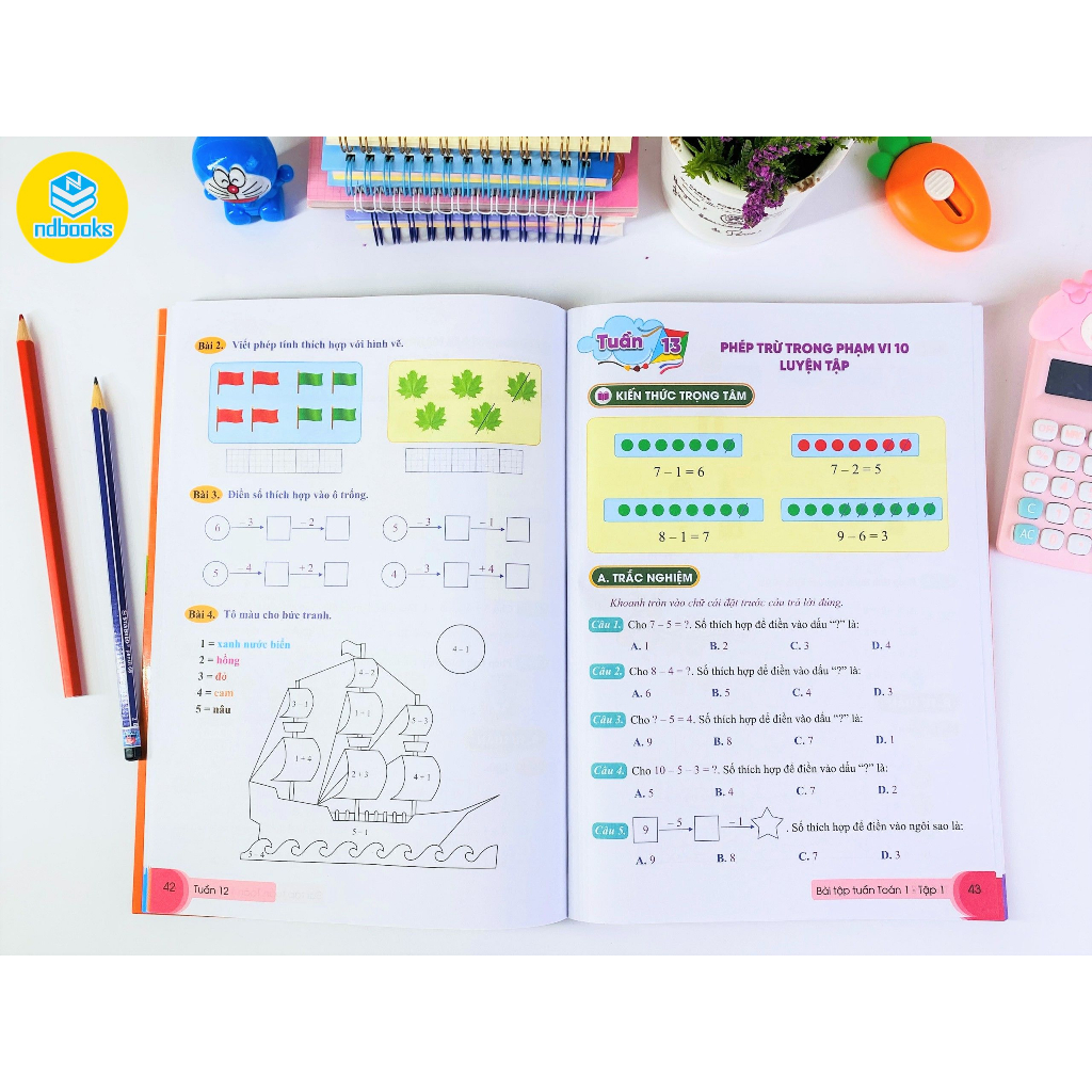 Sách - Bài Tập Tuần Toán 1 - Biên soạn theo chương trình GDPT mới - Cánh Diều - ndbooks