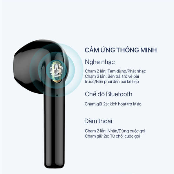 [HÀNG CHÍNH HÃNG] Tai Nghe Không Dây ACOME Airdots T2 Bluetooth 5.0 TWS Play time 18h