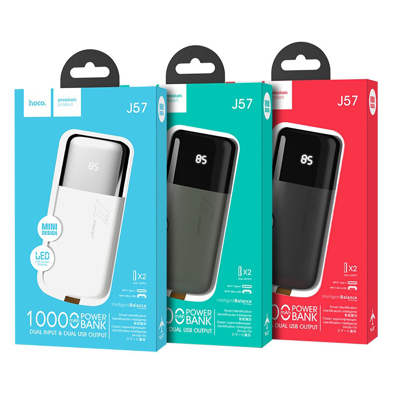 PIn Sạc Dự Phòng Hoco J57 - 10.000 mAh - hàng chính hãng