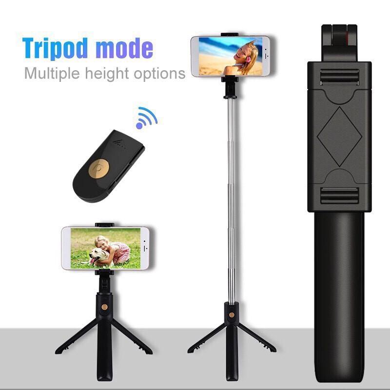 Gậy Tự Sướng Bluetooth Kiêm Tripod 3 Chân Đa Năng K07