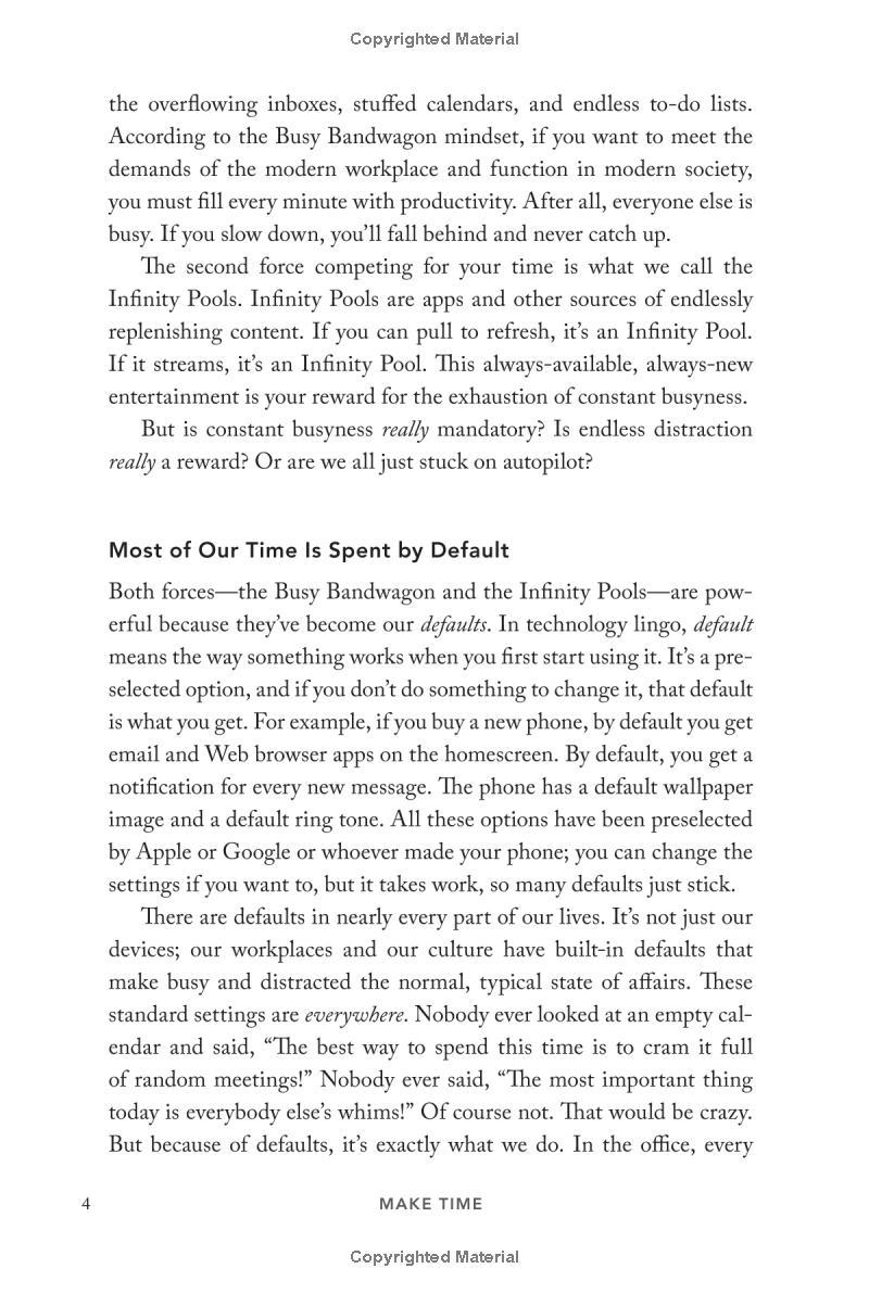 Sách ngoại văn: Make Time