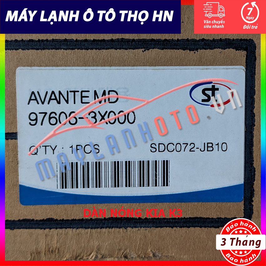 Dàn  nóng Kia K3 / Elantra Hàng xịn Hàn Quốc