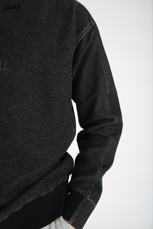 Áo Thun Nam Tay Dài Đen Co Giãn GOAT MENSWEAR