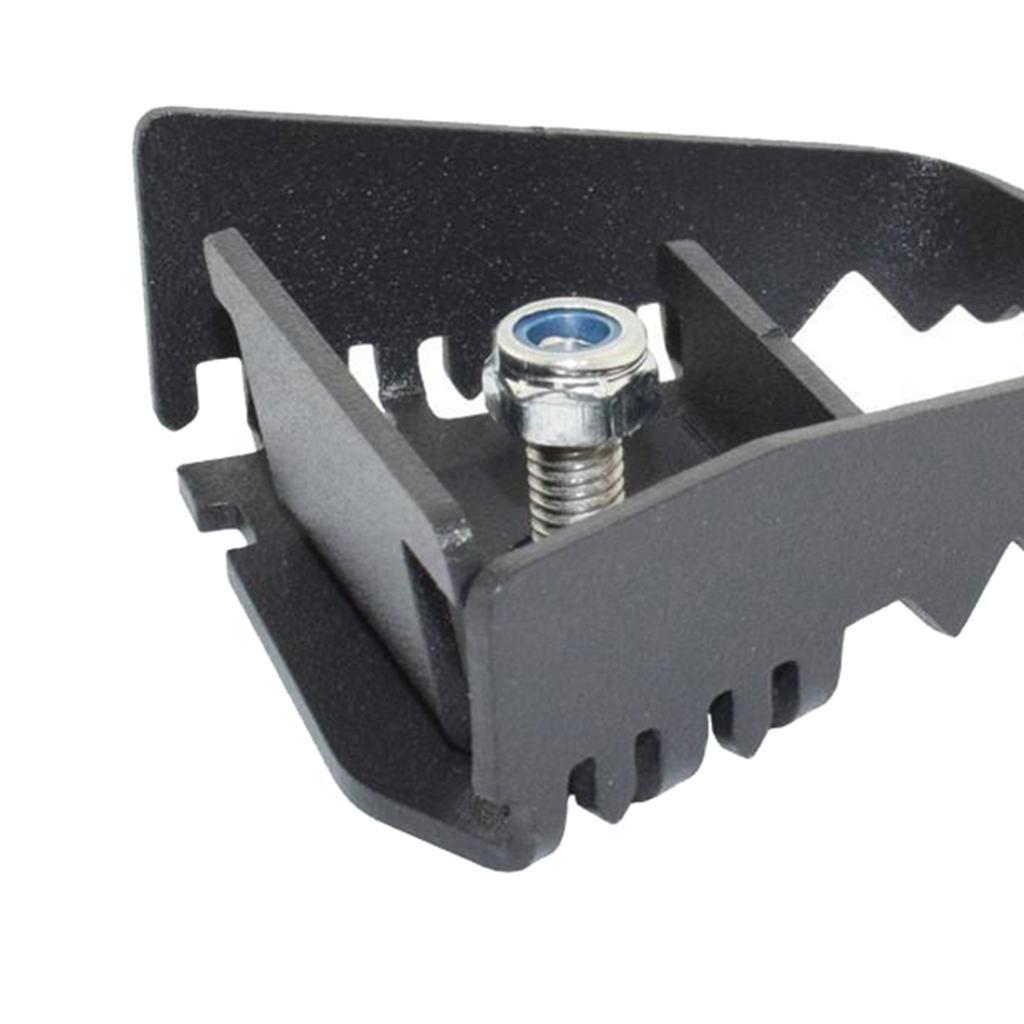 Rear Foot Brake Lever Pedal Extension Peg Pad Extender for F650GS Black