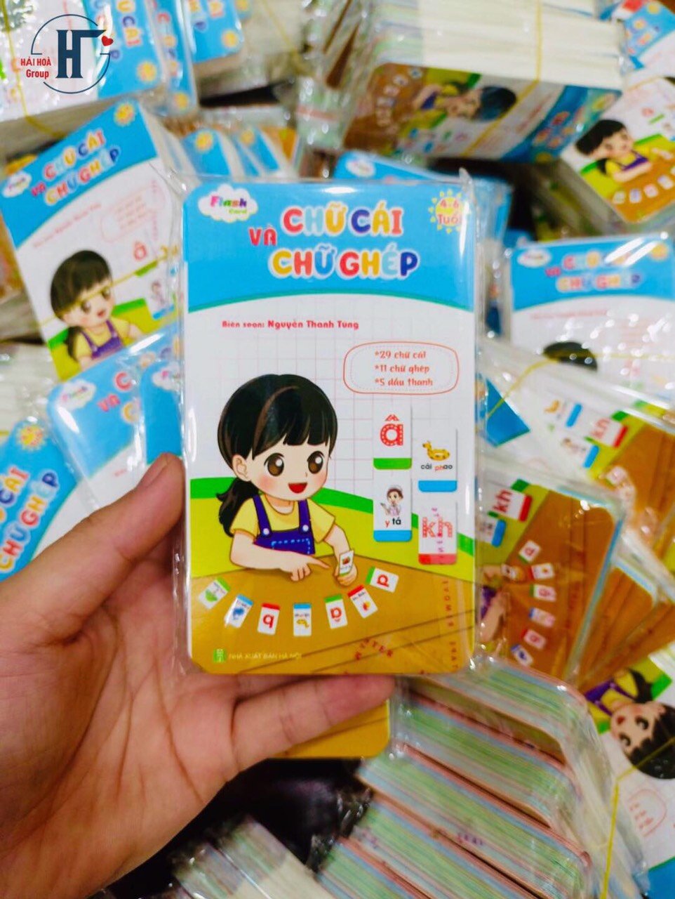 Flashcard- Bộ Thẻ Chữ Cái và Chữ Ghép giúp bé nhận biết mặt chữ và đọc dễ dàng