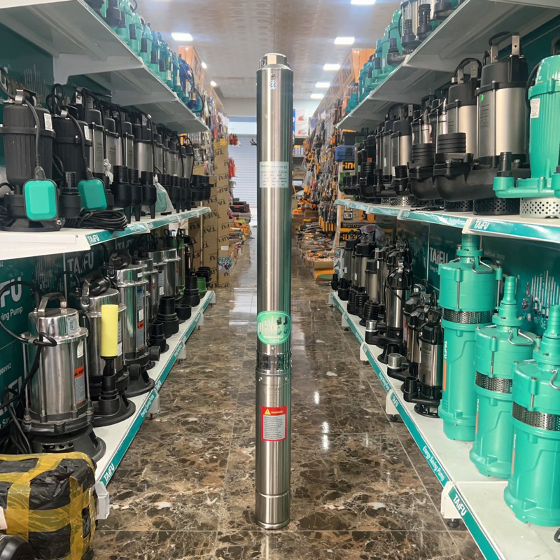 Bơm hỏa tiễn 1.5Kw thân inox 304 có hộp tụ đi kèm TAIFU - Bảo hành 1 năm