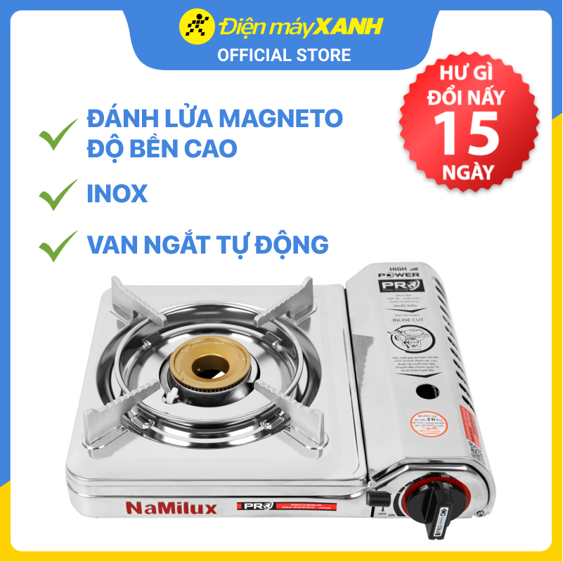 Bếp Gas Mini 2S NaMilux NH-054AS - Hàng Chính Hãng