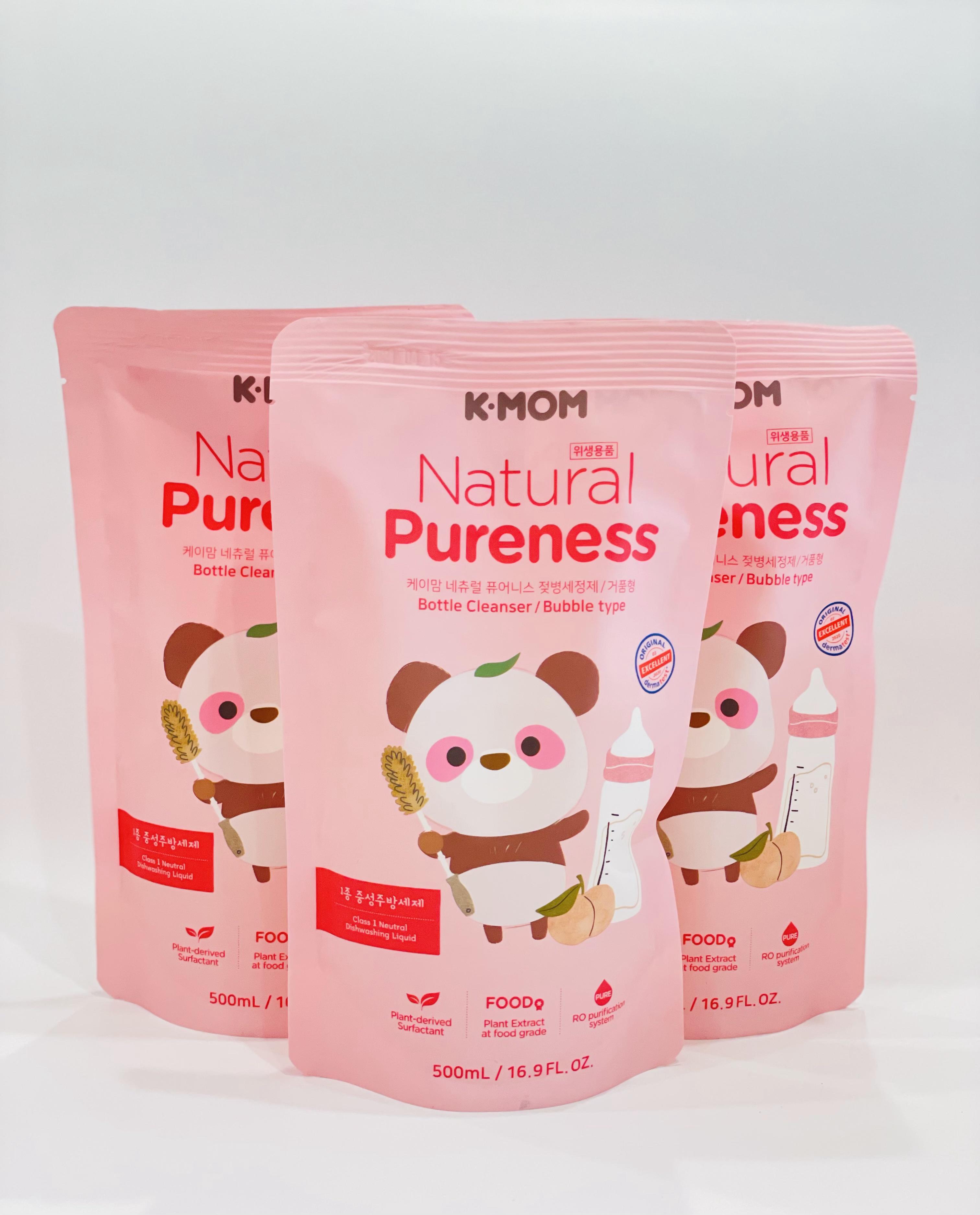 Nước rửa bình sữa Và rau quả hữu cơ K-mom- Chai 500ml