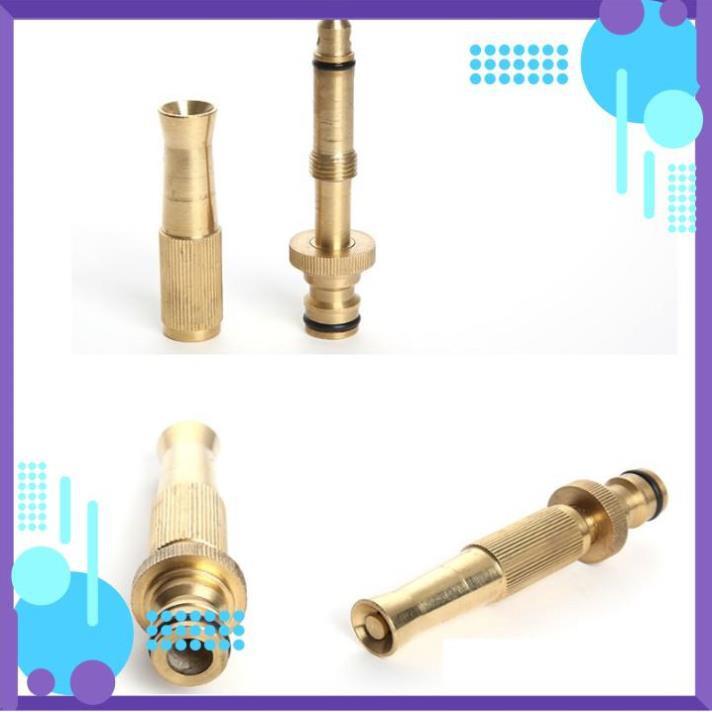️ Bộ dây vòi xịt nước rửa xe, tưới cây , tăng áp 3 lần, loại 7m, 10m 206587 đầu đồng,cút đồng+ mở chai