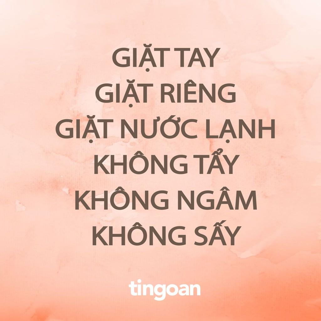 Áo hai dây gấm khoét lưng vàng nhạt tingoan VIVIEN TOP/YL