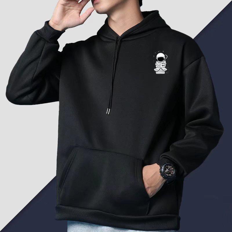 Áo Hoodie In Họa Tiết Phi Hành Gia Phong Cách Đường Phố Hàn Quốc Thời Trang Thu Đông Cho Nam M-8XL