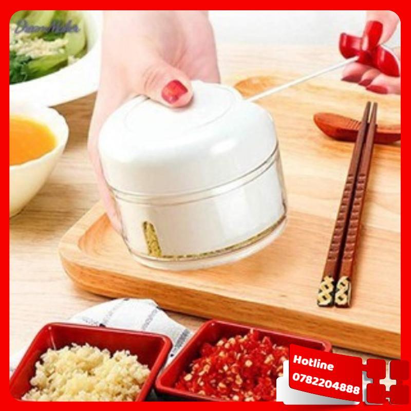 Dụng Cụ Xay Tỏi, Ớt ,Gia Vị, Thực Phẩm Đa Năng Cầm Tay - Loại Tốt