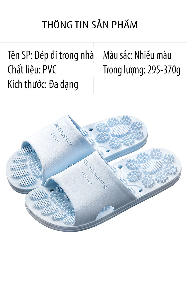 Dép đi trong nhà massage dép đi nhà tắm massage dép đi khách sạn - Mã N747
