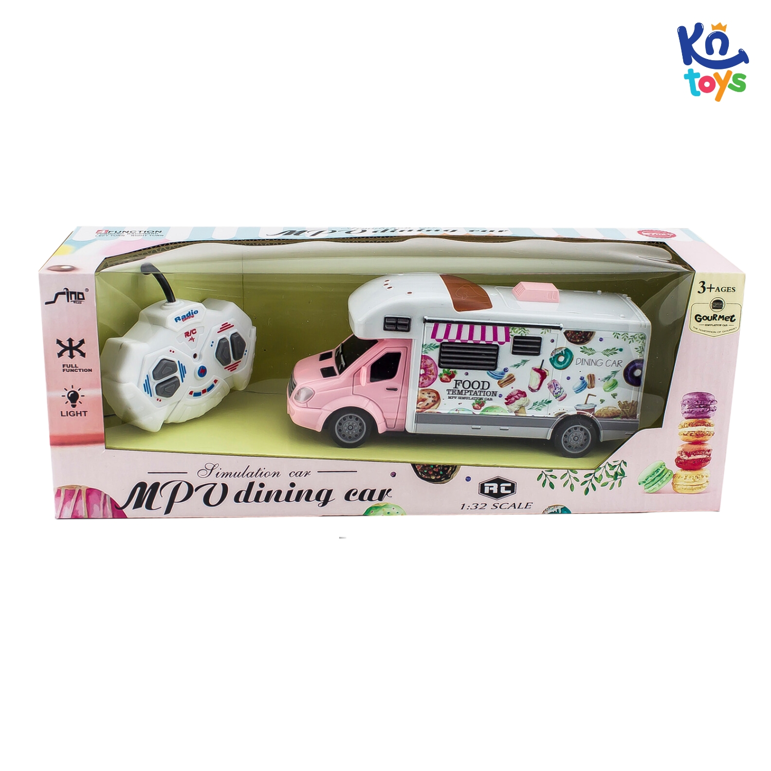 Đồ Chơi Điều Khiển Tỷ Lệ 1:32 SINO QH201-4 – Xe Bán Đồ Ăn Nhanh KN TOYS