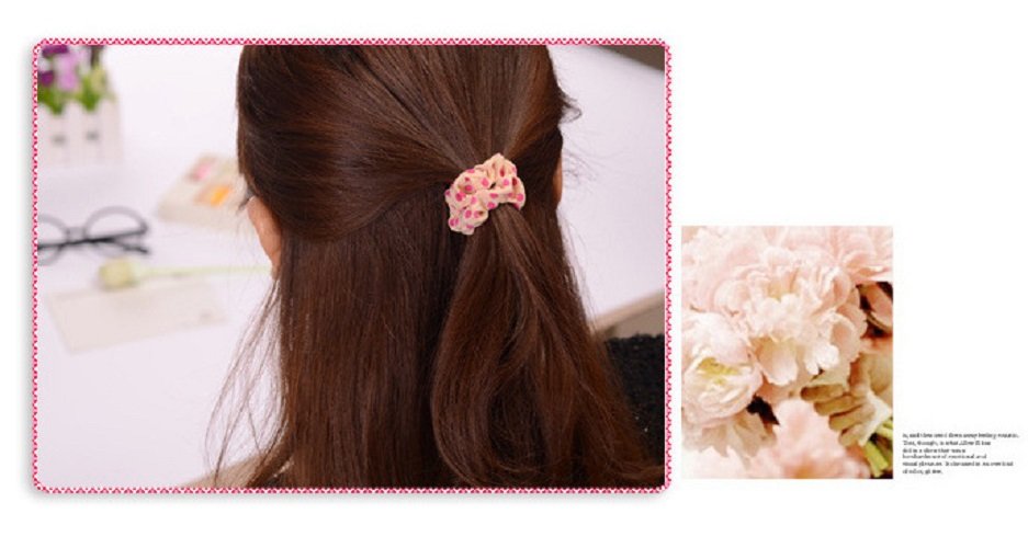 COMBO 5 DÂY CỘT TÓC SCRUNCHIES - NHIỀU MÀU