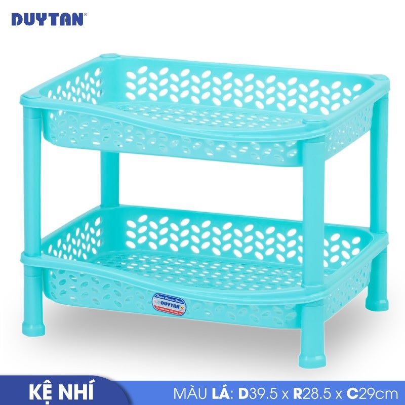 Kệ nhí nhựa Duy Tân 2 ngăn  - 26665 - Giao màu ngẫu nhiên - Hàng chính hãng