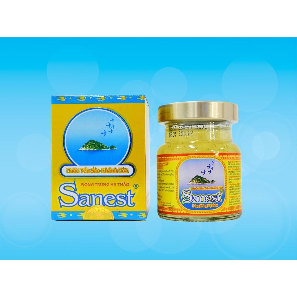 Nước Yến sào Khánh Hòa Sanest Đông trùng hạ thảo đóng lọ 70ml - 005