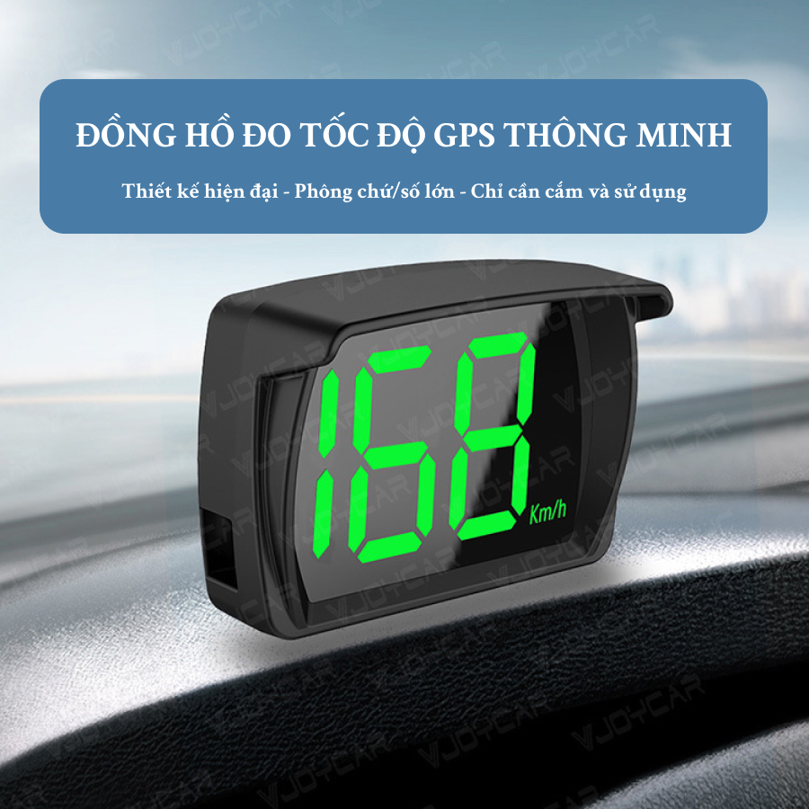 Bộ Hiển Thị Tốc Độ HUD G20 Sử Dụng GPS | Bộ Hiển Thị Tốc Độ Sử Dụng GPS Cắm Cổng USB Tiện Dụng, Dễ Lắp Đặt, Dùng Được Cho Đa Dạng Loại Xe